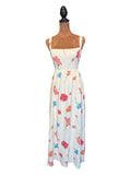 Petal + Pup Floral Maxi Dress with Lace-Up Back