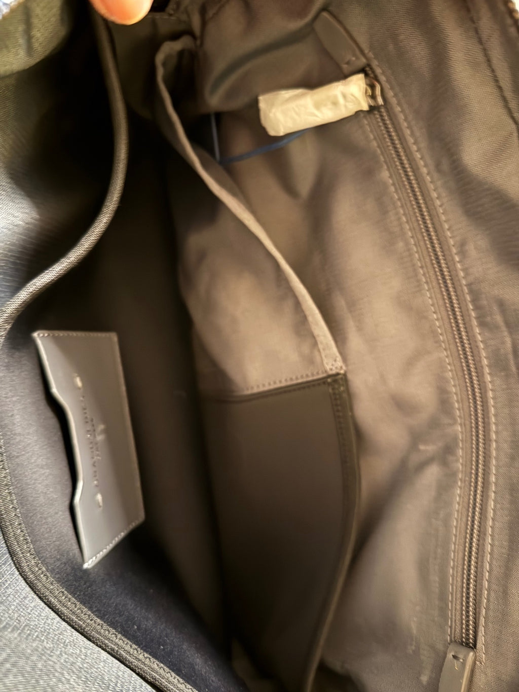 Cole Haan Grand Series Black Leather Attache Briefcase