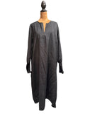 COS Black Long Sleeve Midi Dress