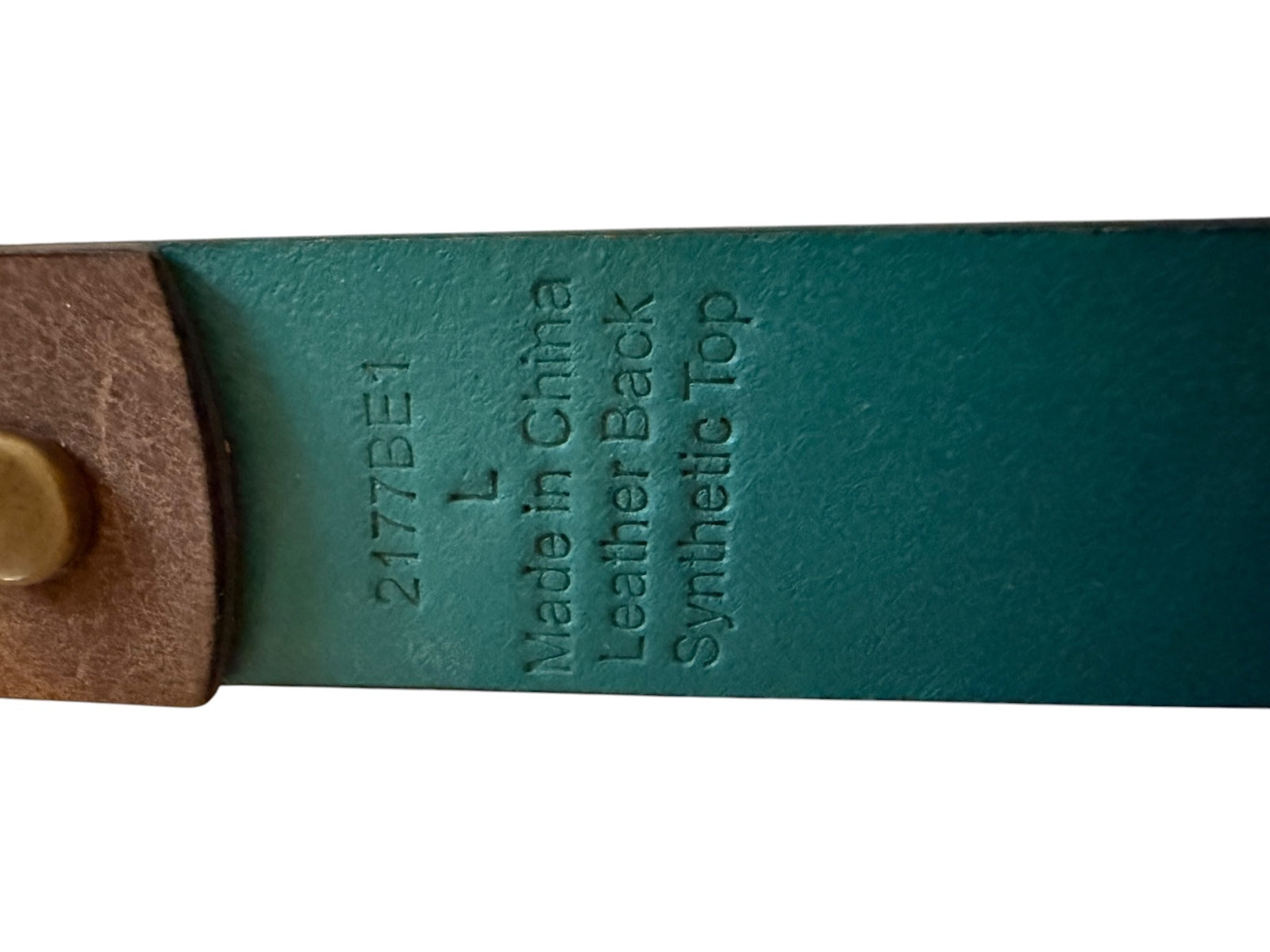 Catchfly Studio Embroidered Leather Belt with Studs and Feather Design