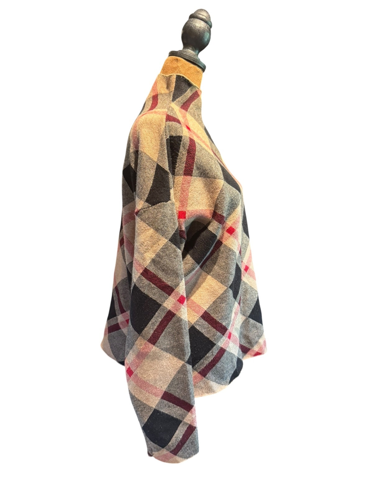 Rachel Zoe Large Plaid Turtleneck Sweater - Cozy & Stylish