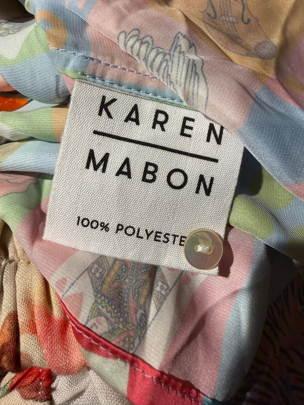 Karen Mabon Colorful ABCs Printed Pajama Set