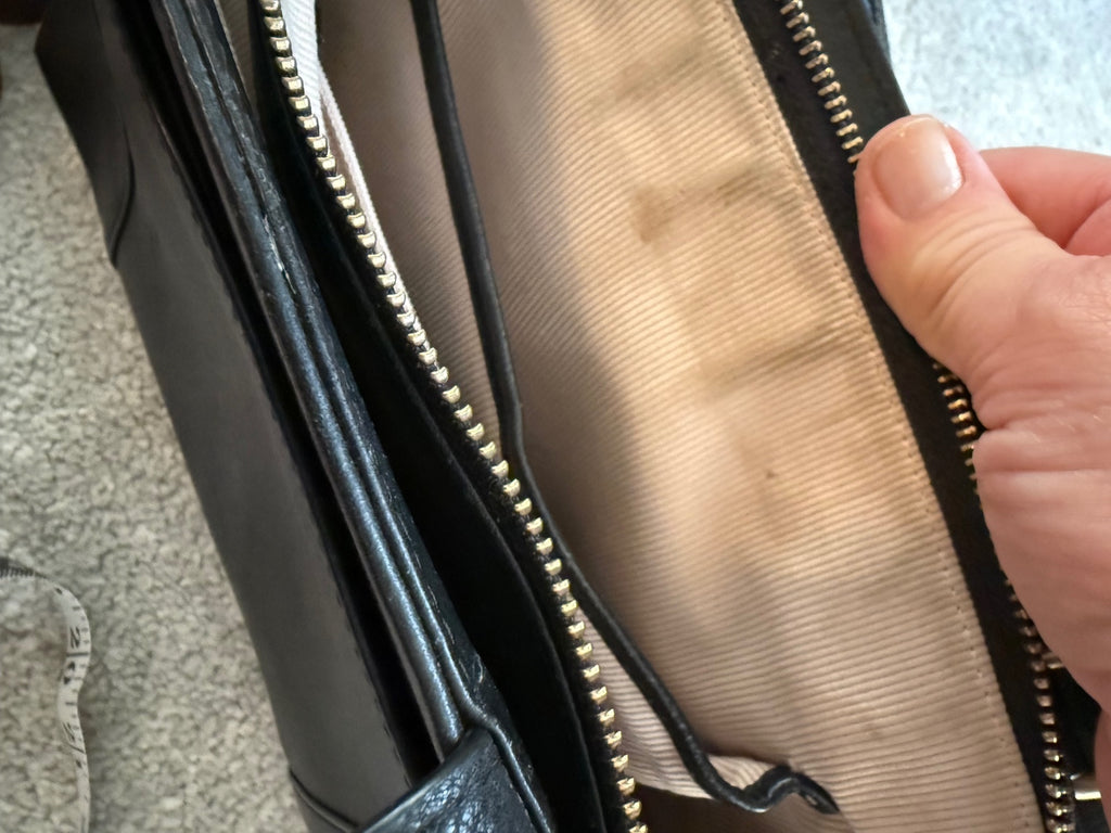 Radley Black Leather Satchel Handbag with Adjustable Strap