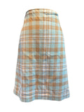 Talbots Classic Plaid Wool Blend Skirt