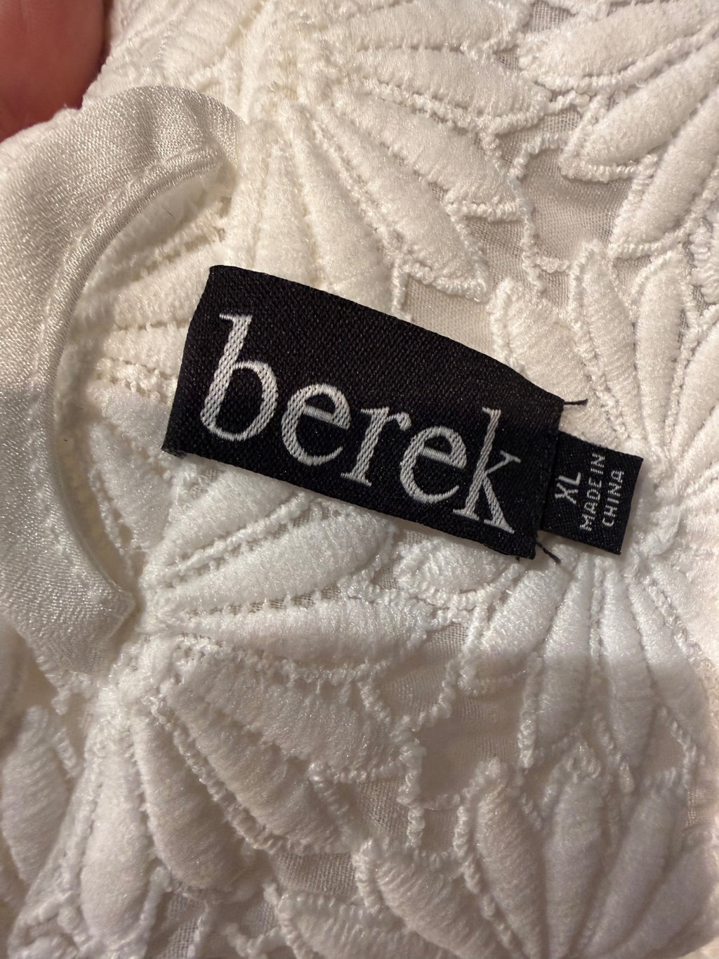 Berek White Floral Lace Blazer Jacket
