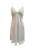Shadowline Light Blue Lace Trim Nightgown