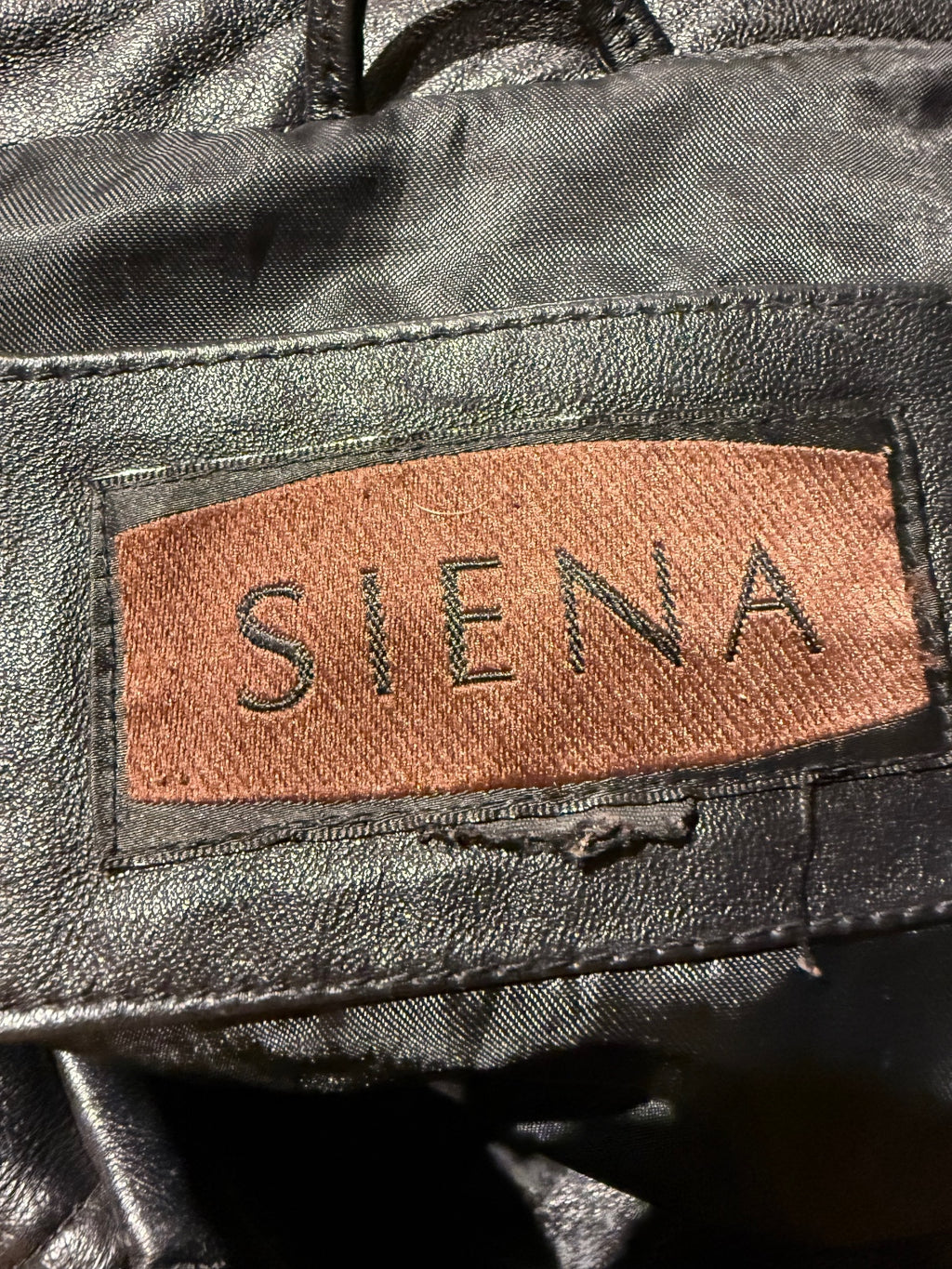 Siena Quilted Black Leather Jacket