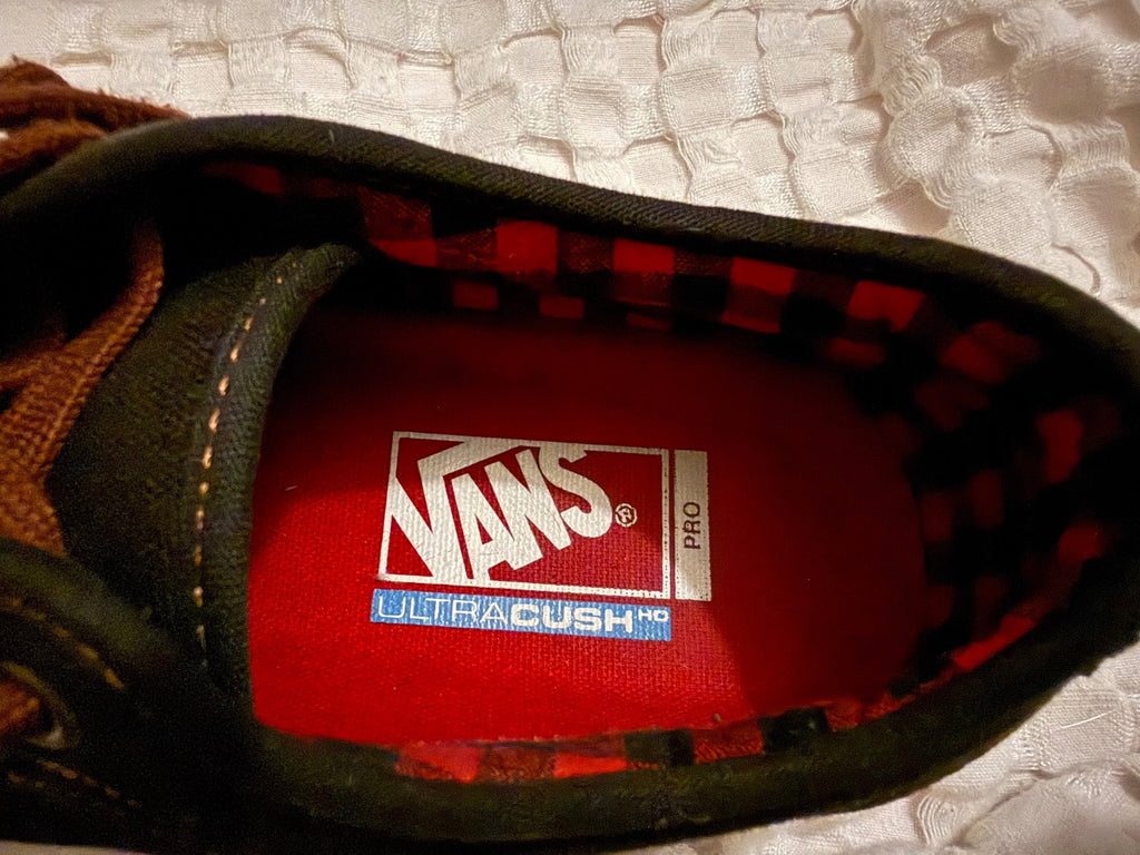 Vans Pro UltraCush Black and Brown Low Top Sneakers