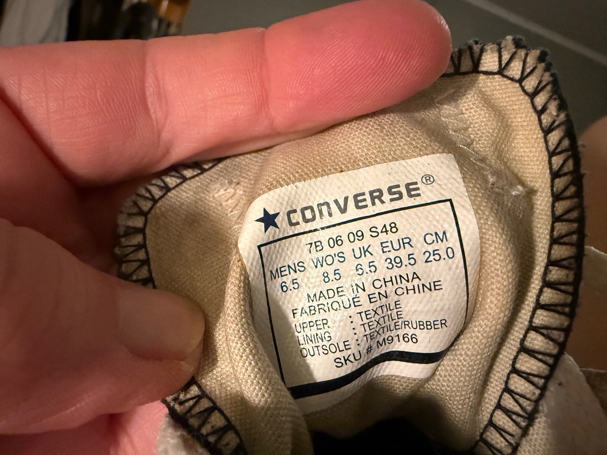 Classic Black Converse Chuck Taylor All Star Low Top Sneaker
