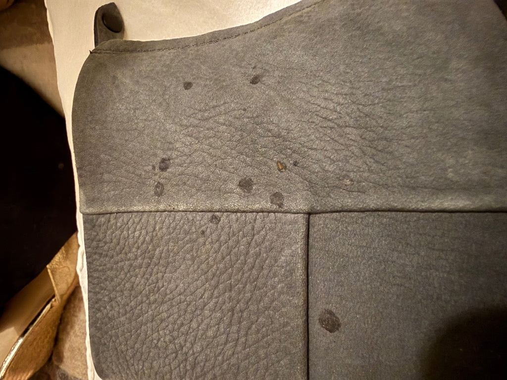 rag & bone Gray Suede Ankle Boots with Block Heel