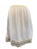 Vintage Half Slip Petticoat with Lace Trim