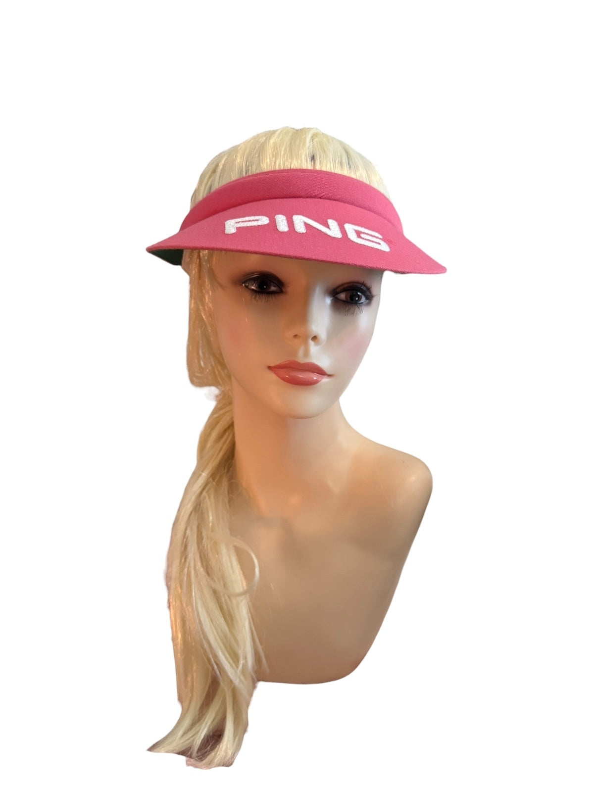 Vintage PING Pink Golf Visor Cap