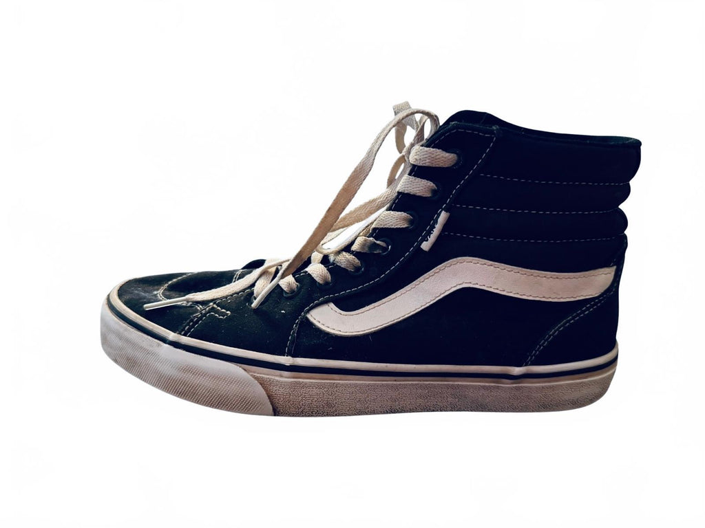 Vans Sk8-Hi Black and White High Top Sneakers