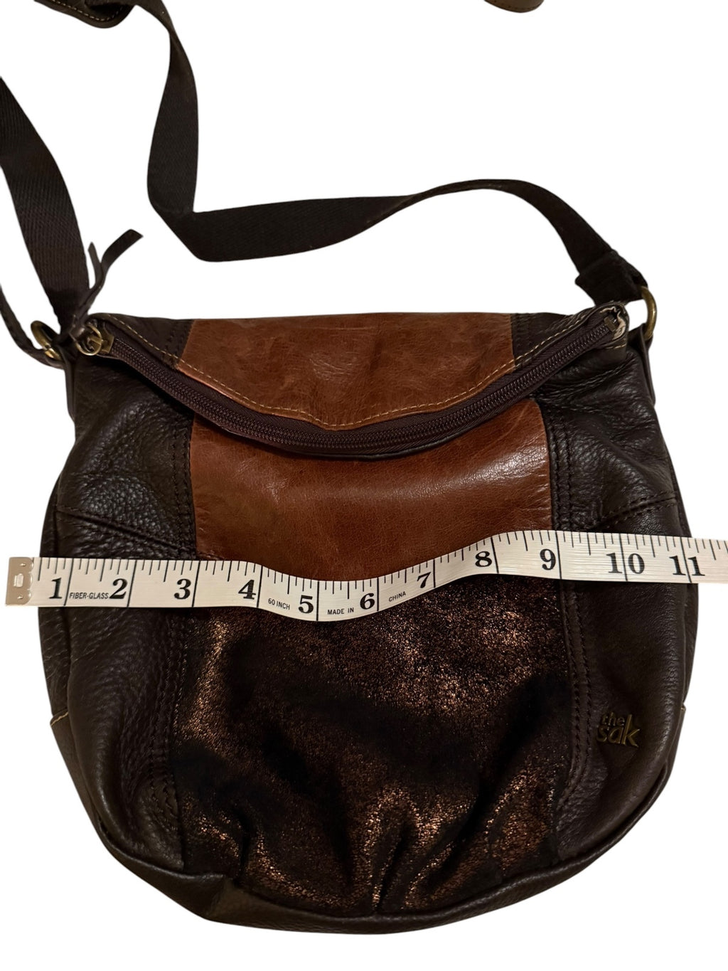 The Sak Patchwork Leather Crossbody Bag