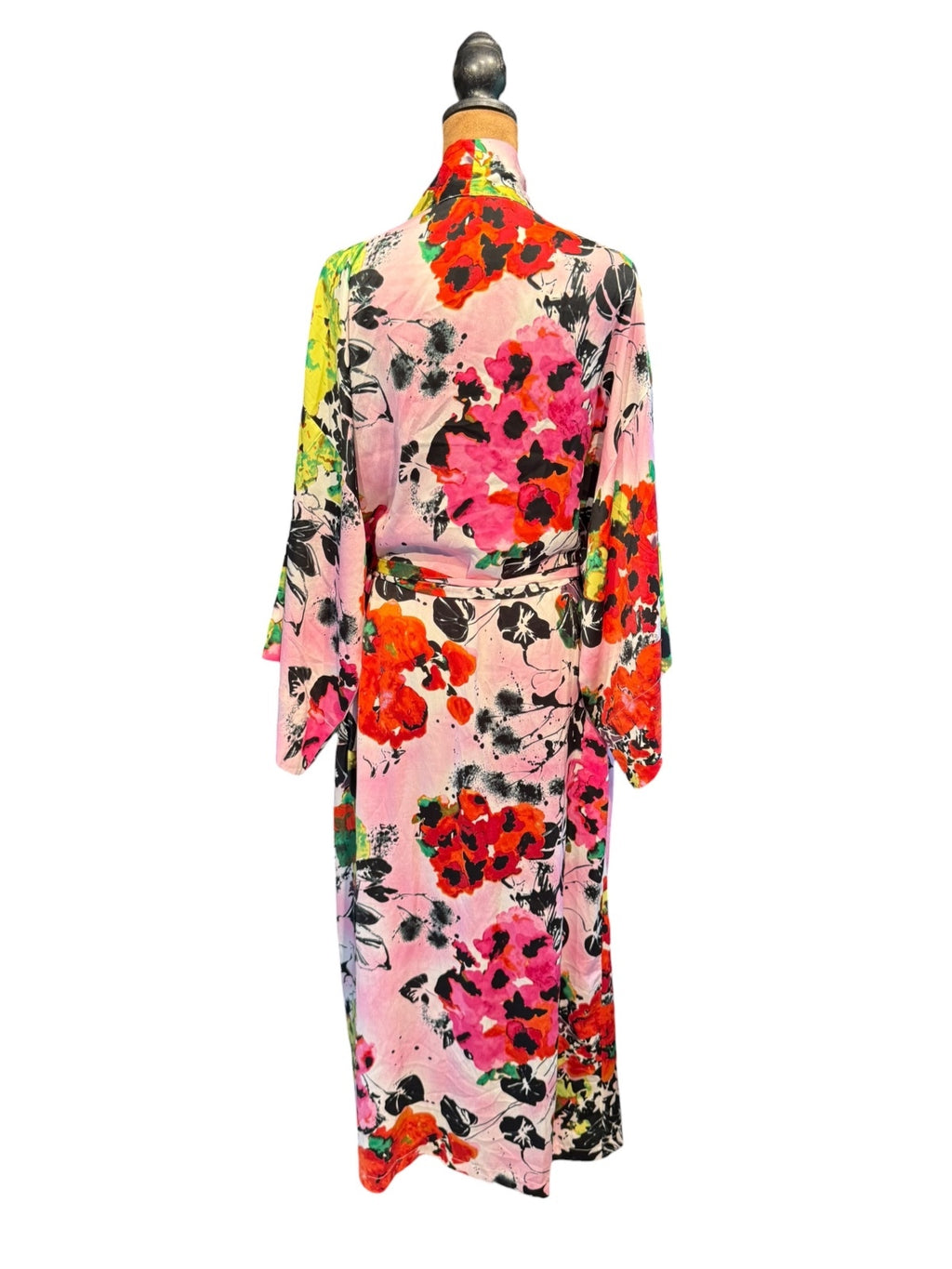 Venus Floral Full Length Kimono Robe