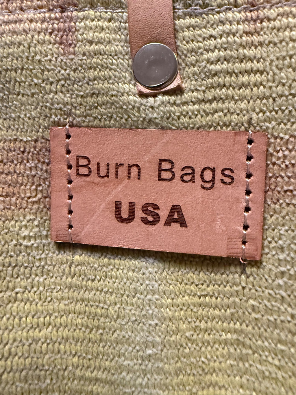Burn Bags USA Canvas and Leather Crossbody Bag