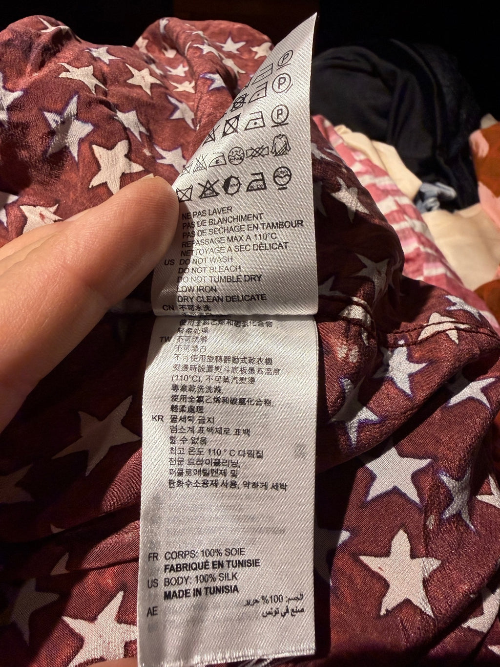 Sandro Paris Star-Print Button-Up Shirt
