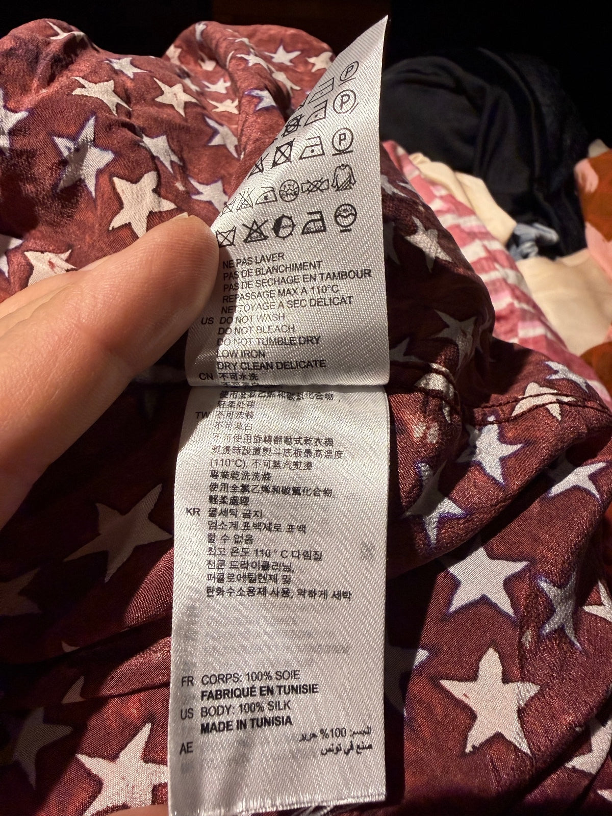 Sandro Paris Star-Print Button-Up Shirt