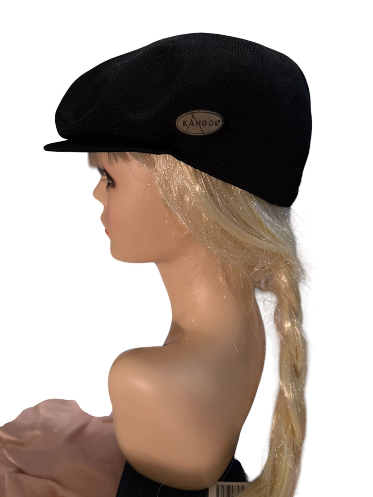 Kangol Black Newsboy Cap Hat