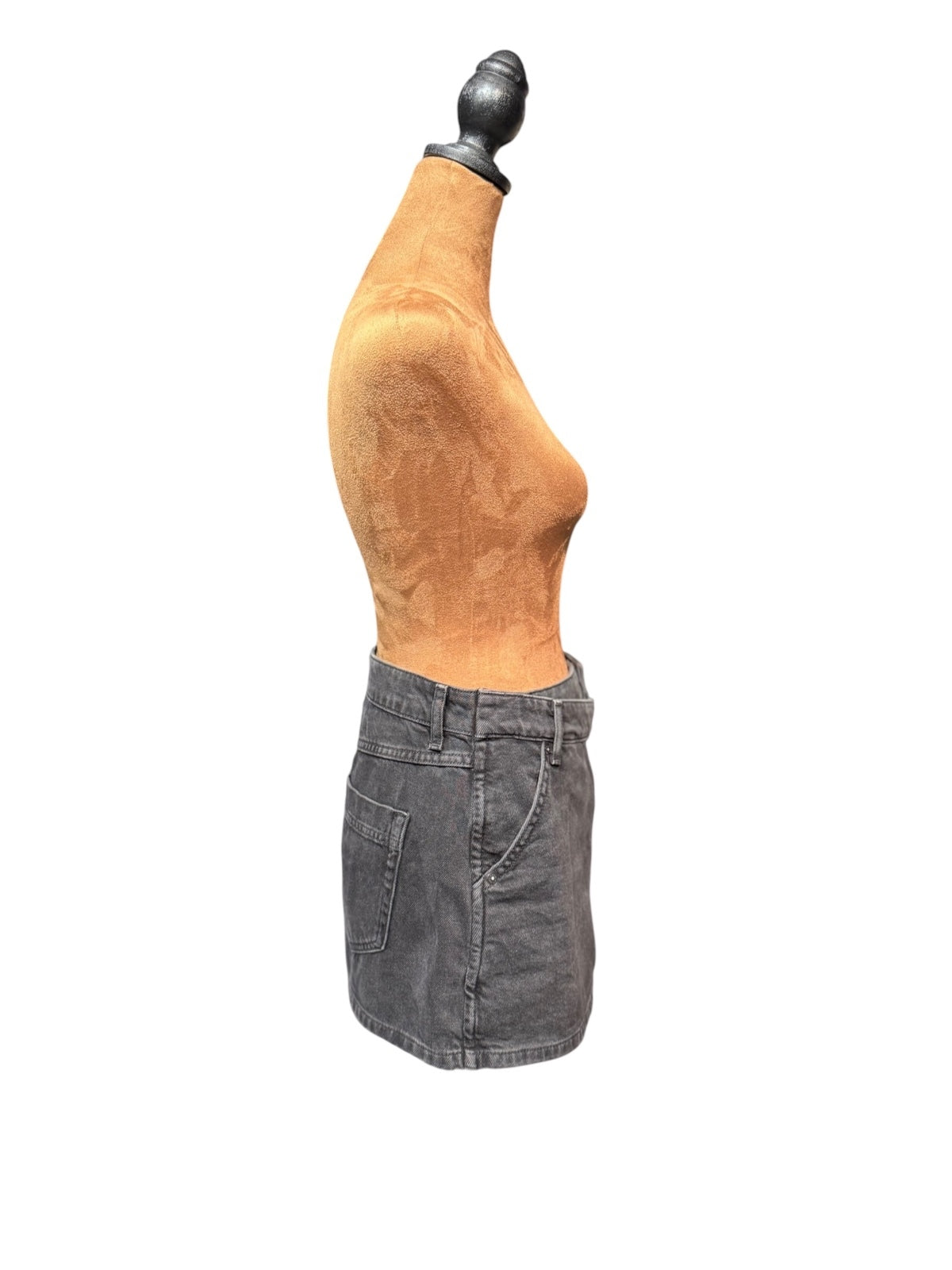 WE THE FREE Wynne Denim Skirt in Black