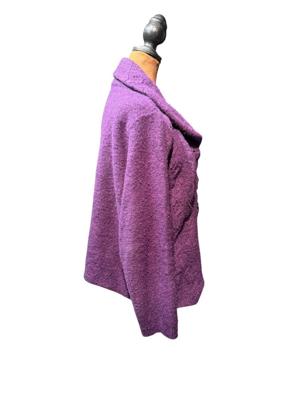 Chadwicks Purple Lambswool Sweater