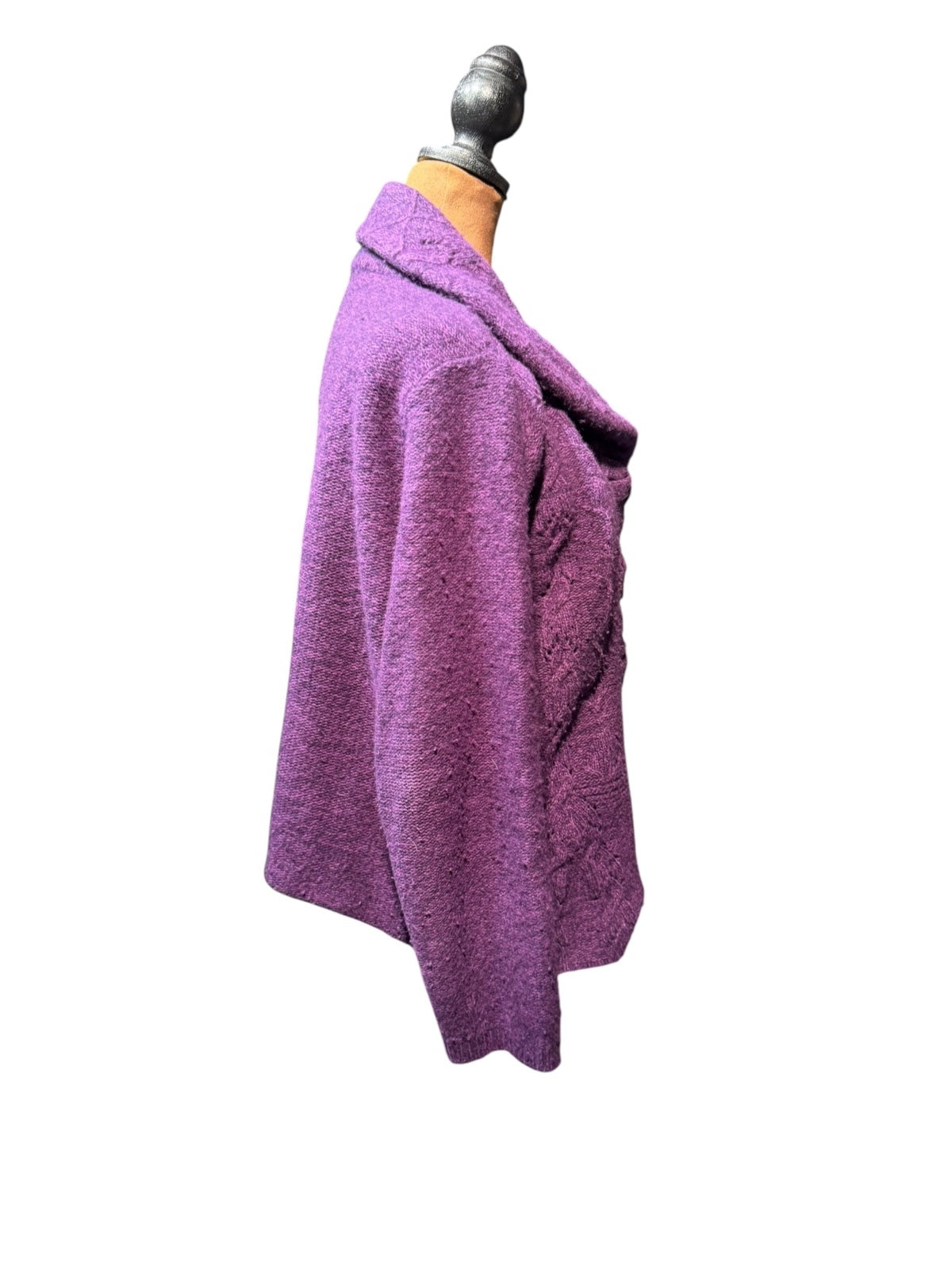 Chadwicks Purple Lambswool Sweater