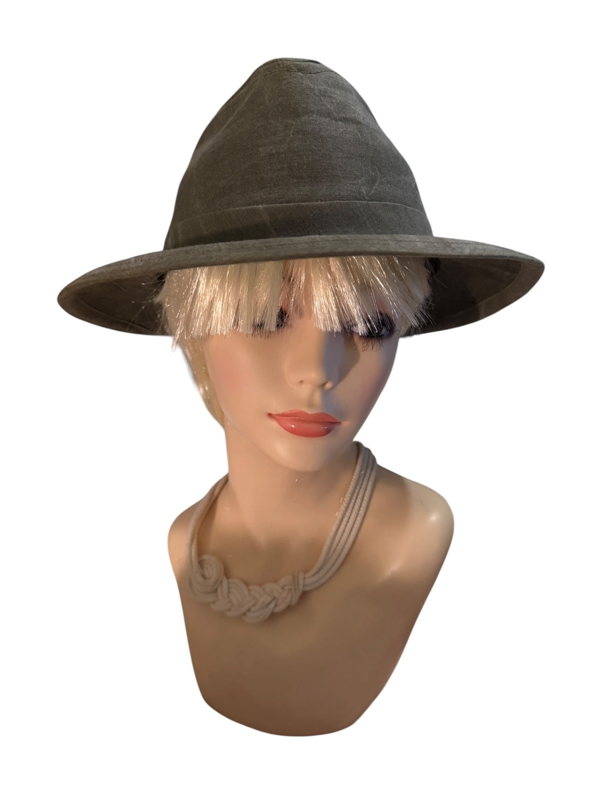 Ocean Pacific Large Olive Green Wide Brim Hat