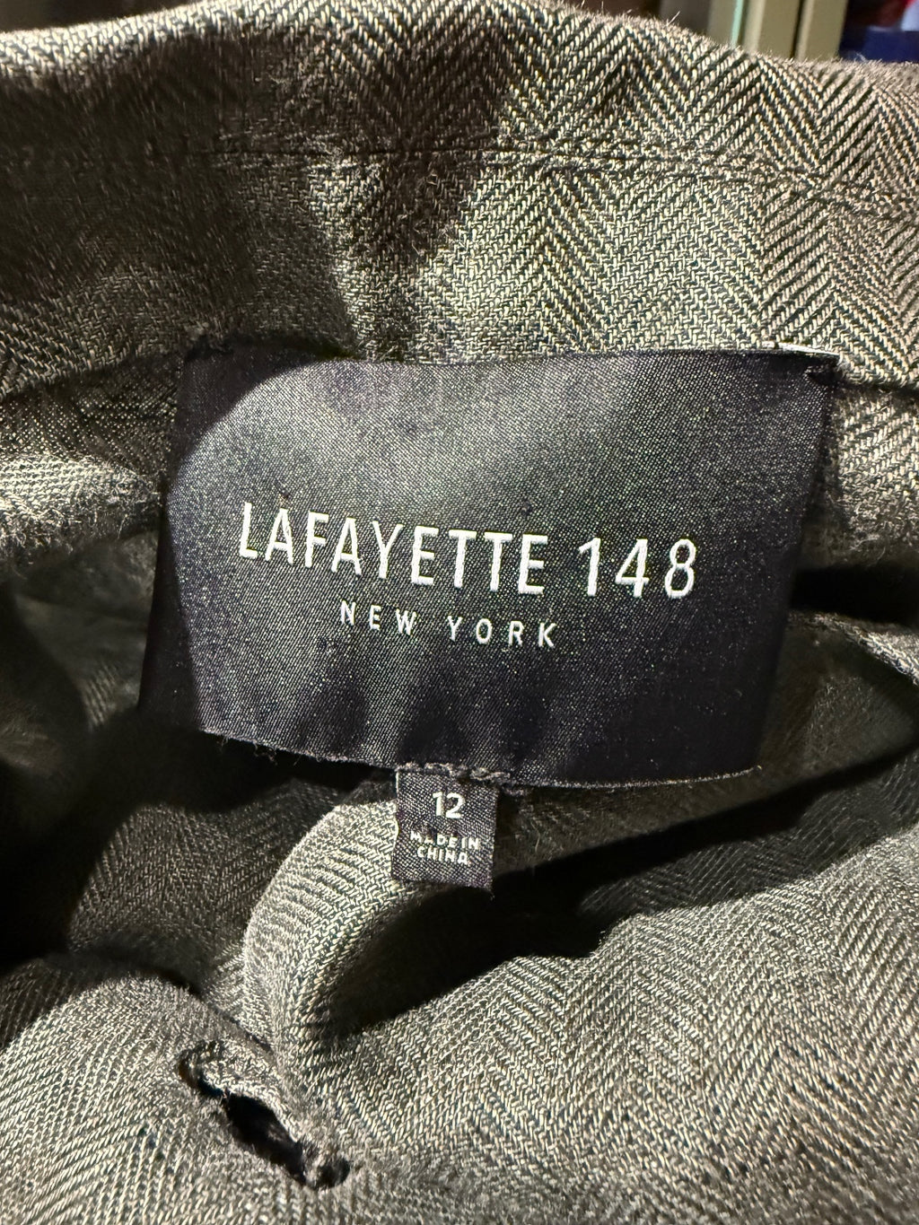 Lafayette 148 New York Women's 100% Linen Blazer Jacket
