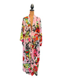 Venus Floral Full Length Kimono Robe
