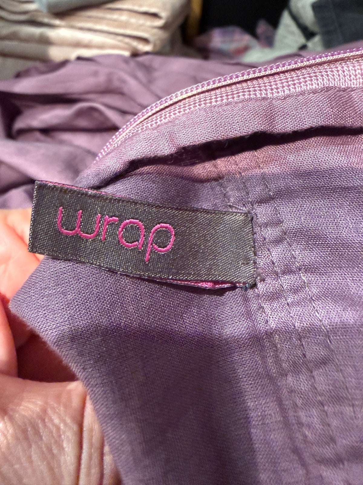 Vintage Mauve Pleated Maxi Skirt with High Waist