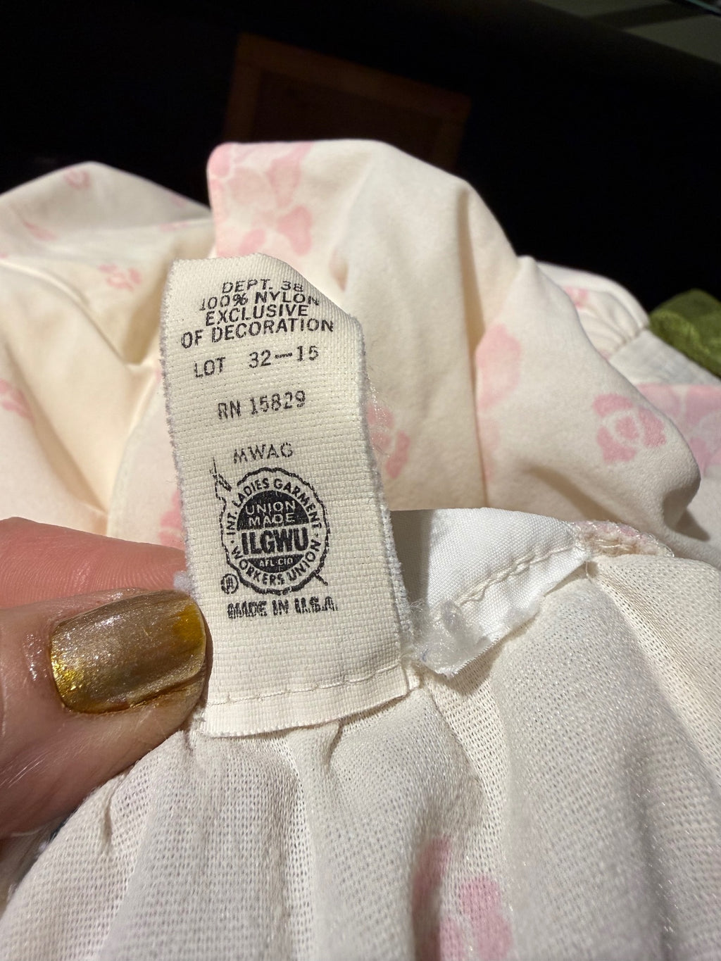 Vintage Take-Along Sears Medium Floral House Dress with Front Zipper
