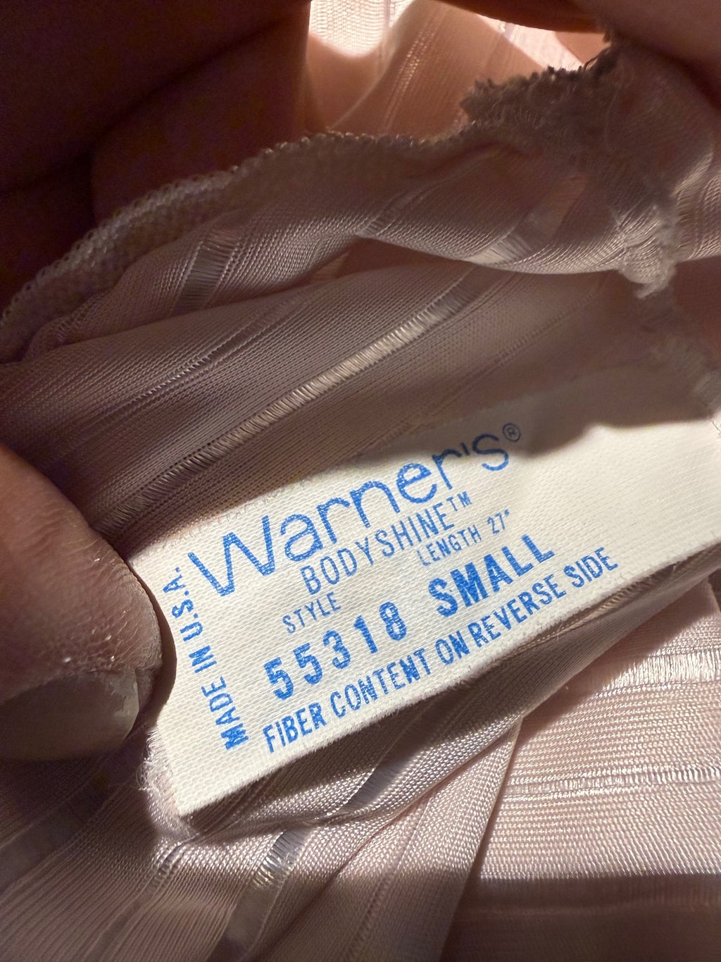 Vintage Warners BodyShine Half Slip