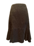 Boden Black Corduroy Flared Skirt