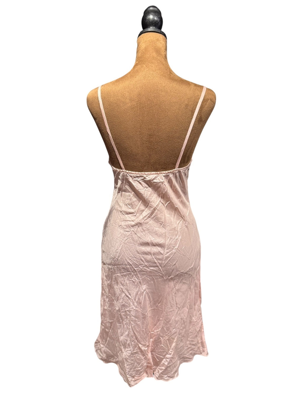 Vintage Style Soft Pink Slip Dress