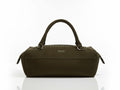 matt & nat Montreal Olive Green Vegan Suede Handbag with Mar