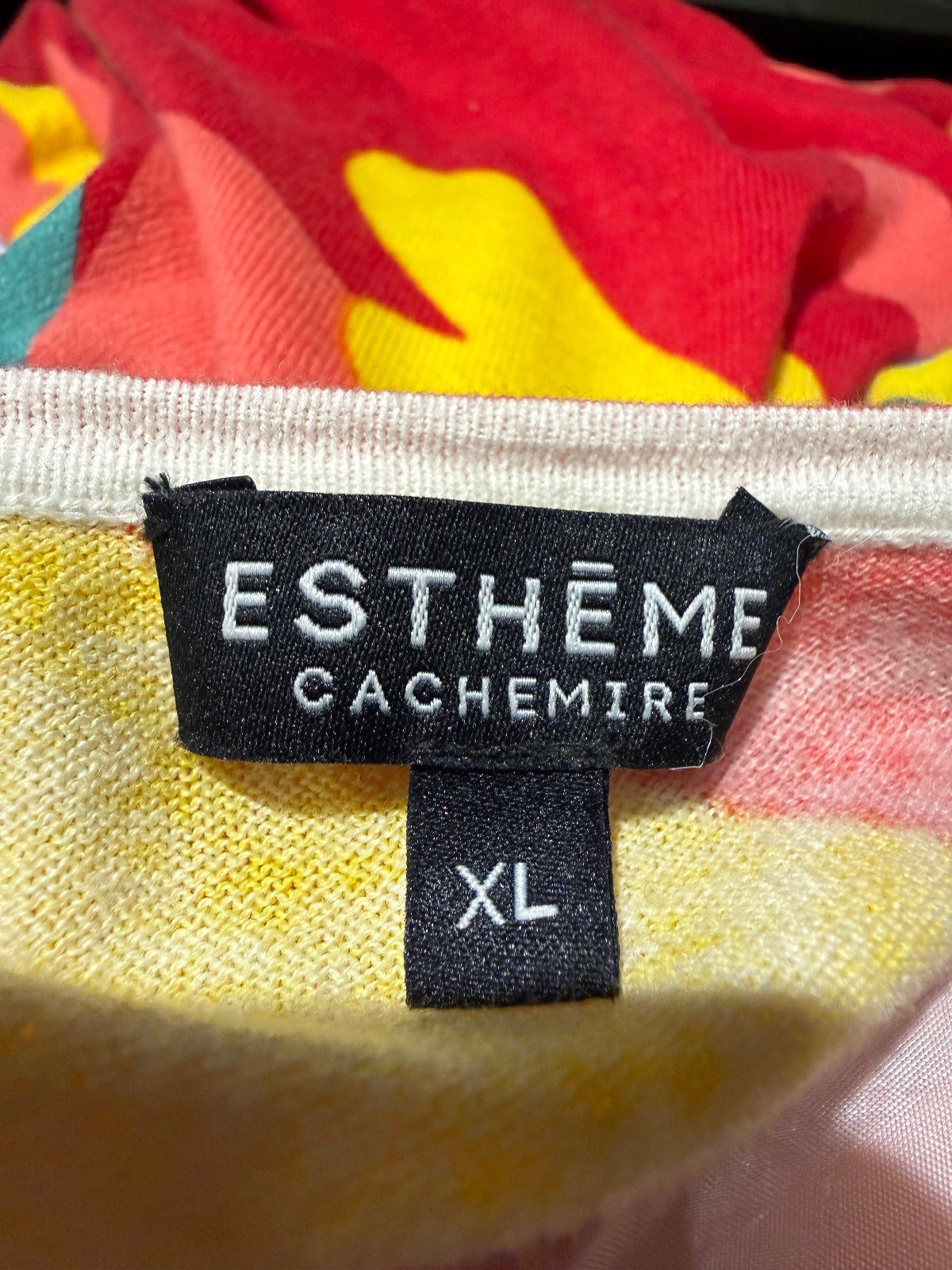 Estheme Cachemire V-Neck Sweater Cotton/Cashmere Blend