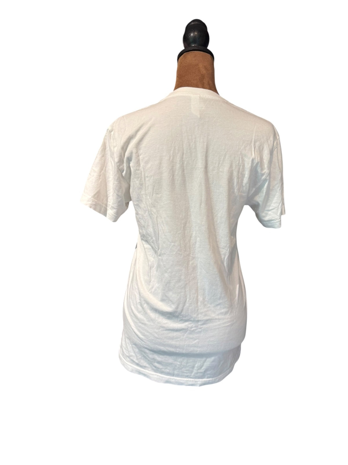Next Level Apparel White Graphic T-Shirt WFMU 91.1 FM