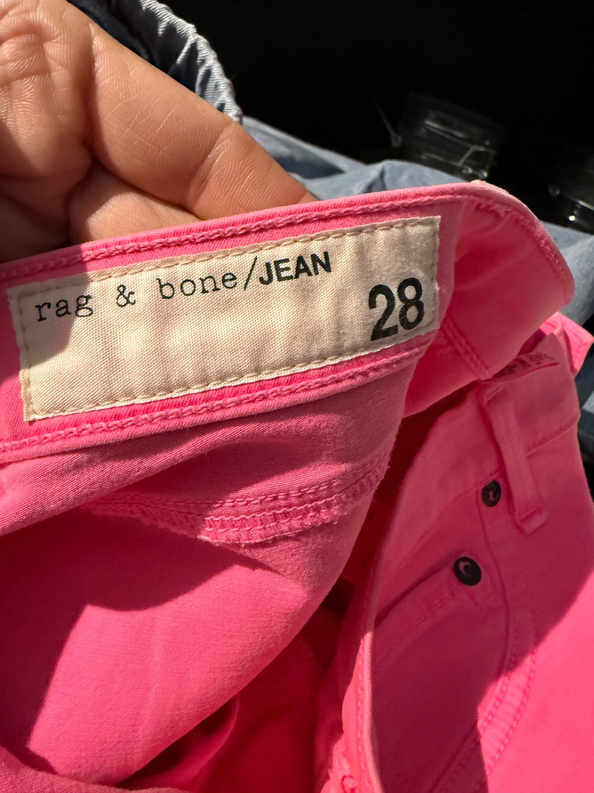 Rag & Bone Pink Jeans - Bright and Bold!