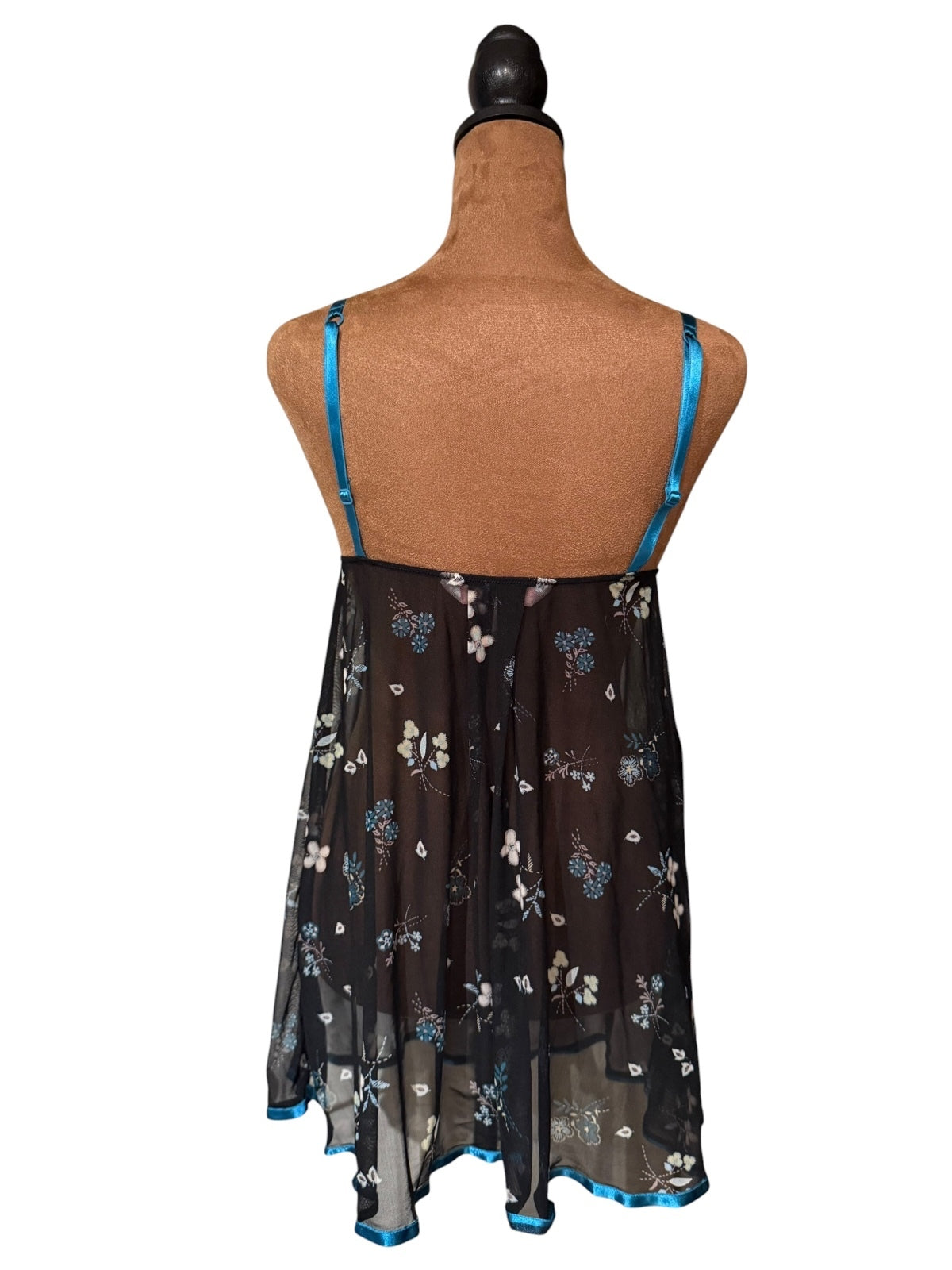 Victoria's Secret Angel Sheer Floral Babydoll Nightwear Size M