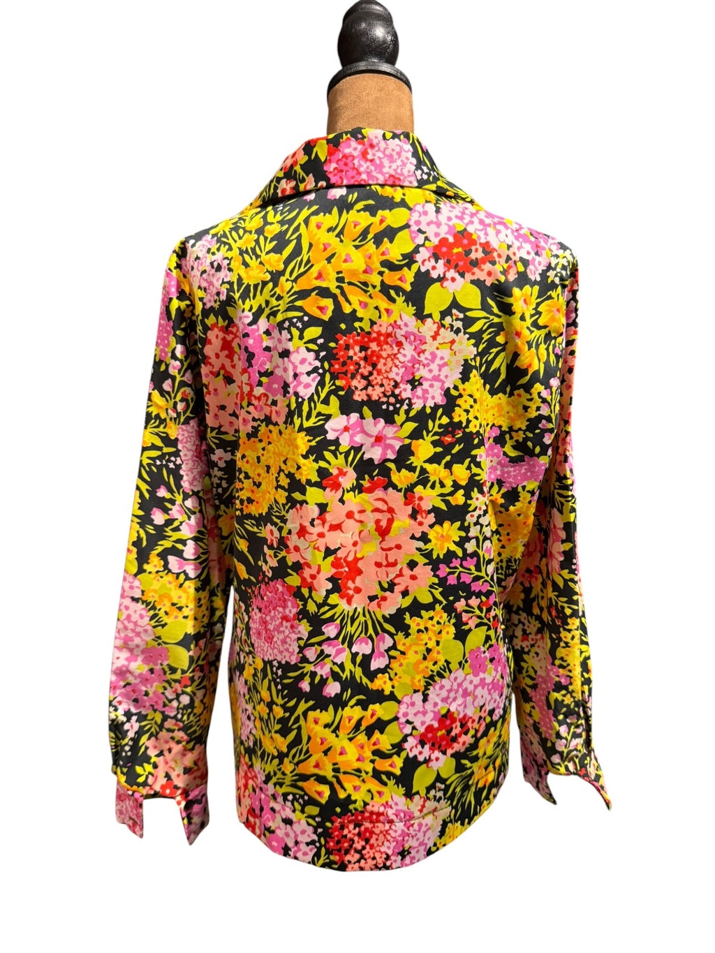 Vintage 60s Alex Colman California Floral Button-Up Shirt