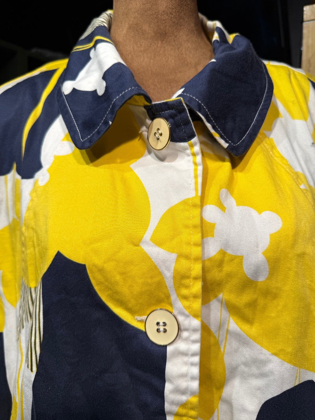 Patchington Petite Floral Button-Up Jacket