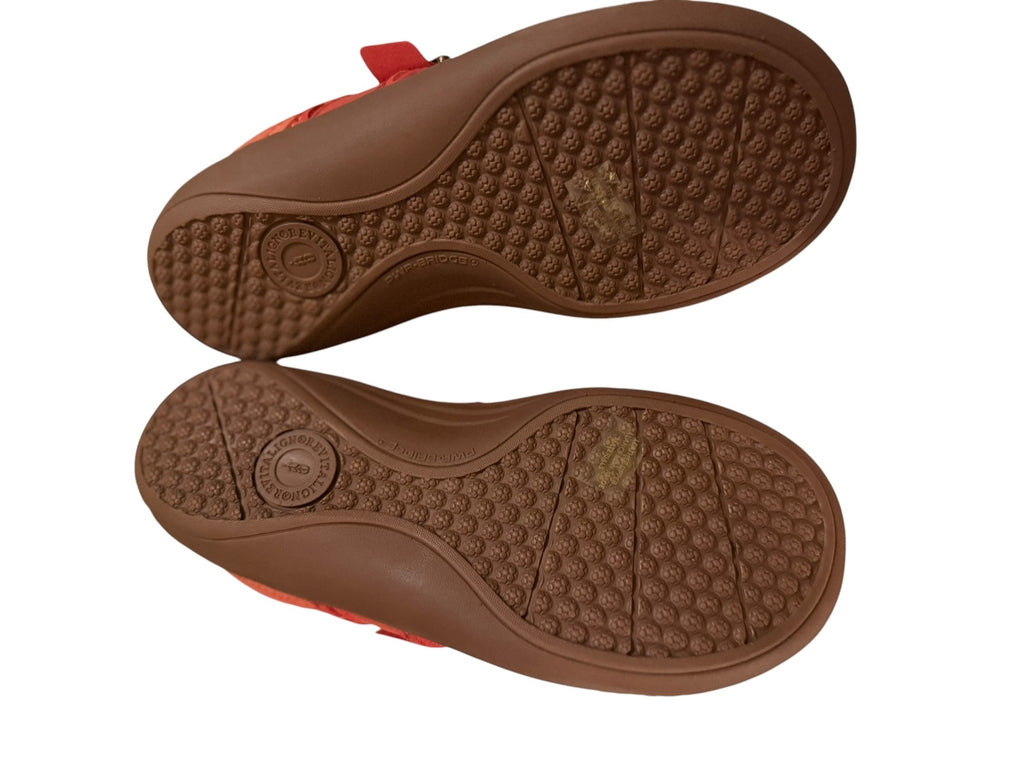 Revitalign Women's Red Suede Clogs Slip-Ons