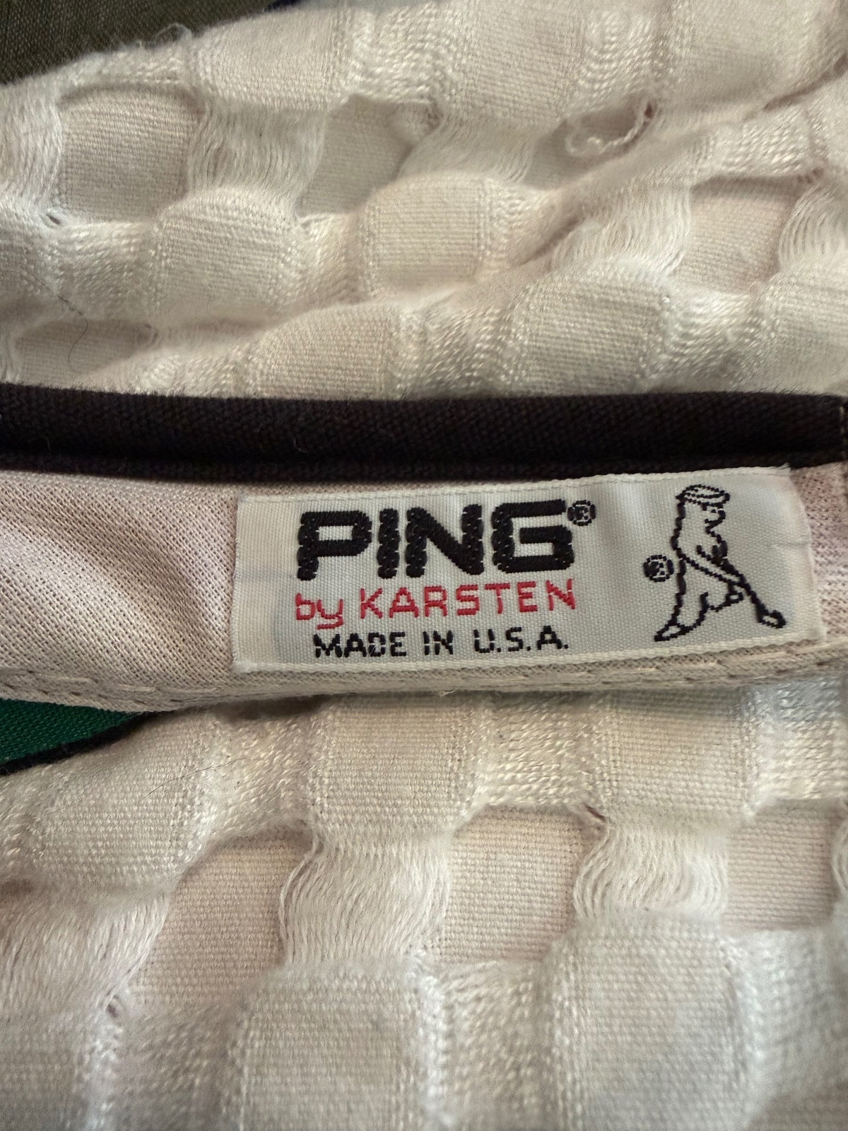 Vintage PING Navy/Black Golf Visor Hat