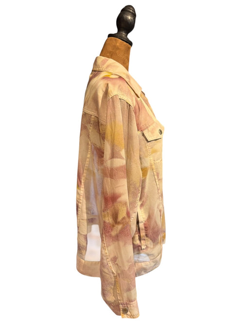 Wynne Layers Multi-Color Printed Sheer Jacket
