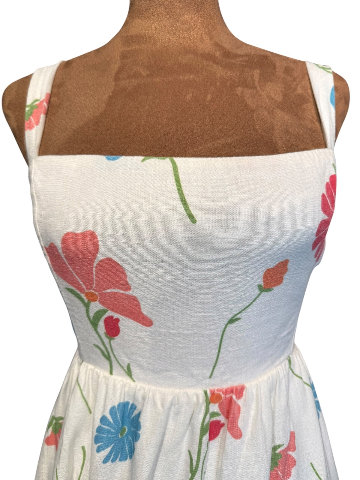 Petal + Pup Floral Maxi Dress with Lace-Up Back