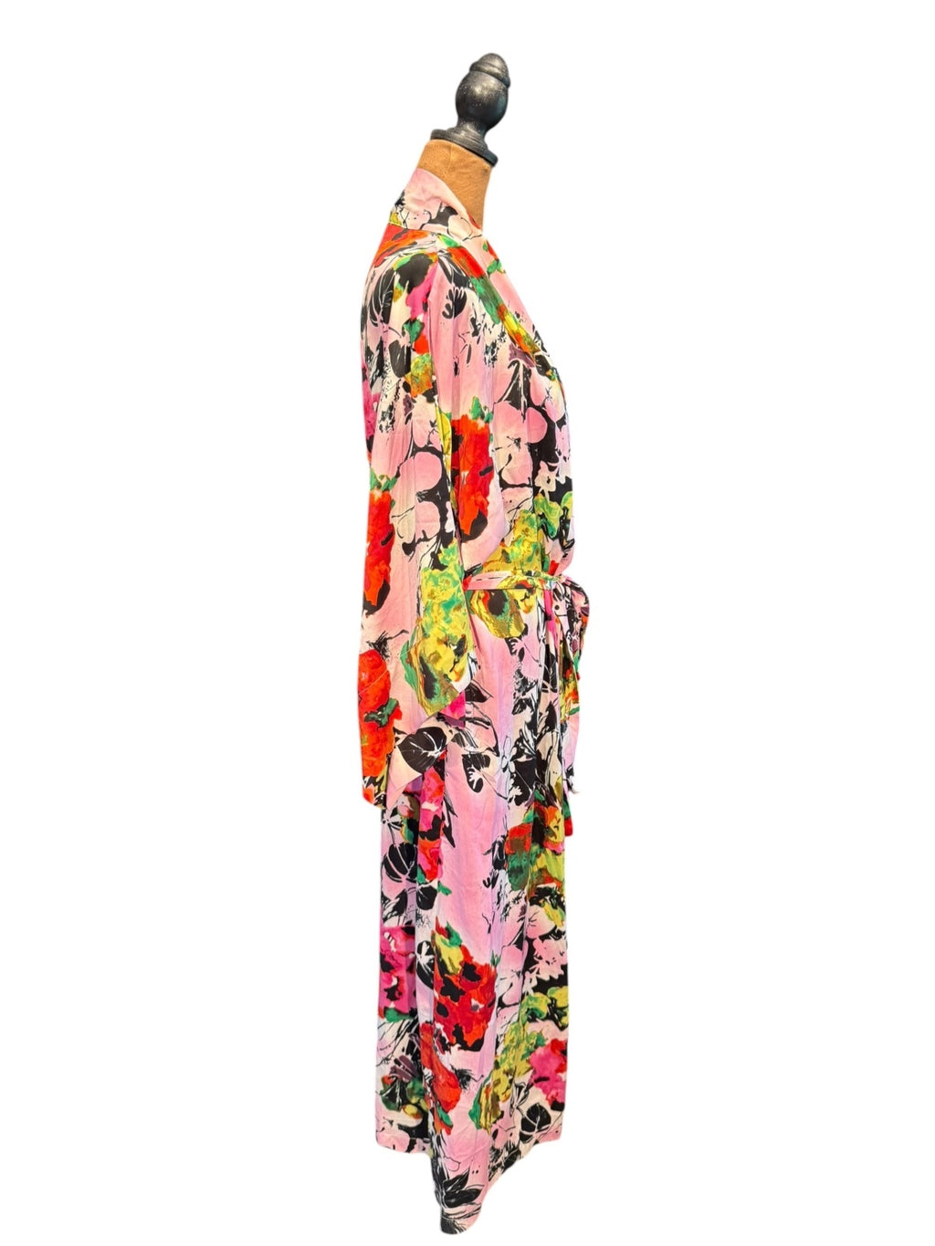 Venus Floral Full Length Kimono Robe