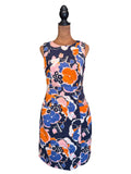 Boden Floral Textured Sleeveless Dress