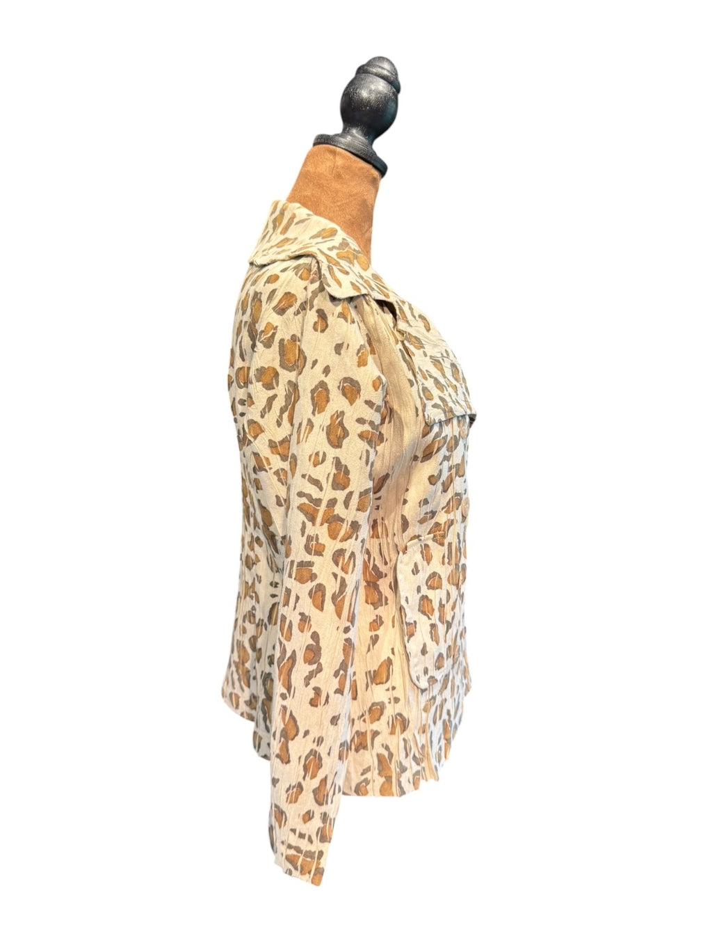 Keke Collection Leopard Print Lightweight Jacket