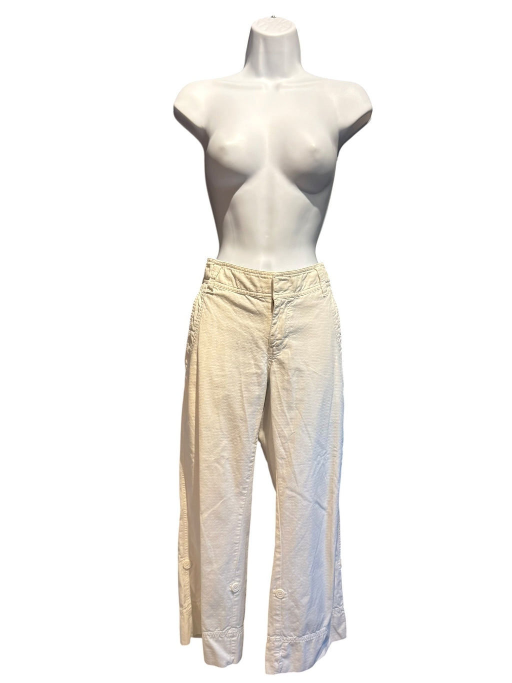 The North Face Women's White Casual Pants Size 8 Regular