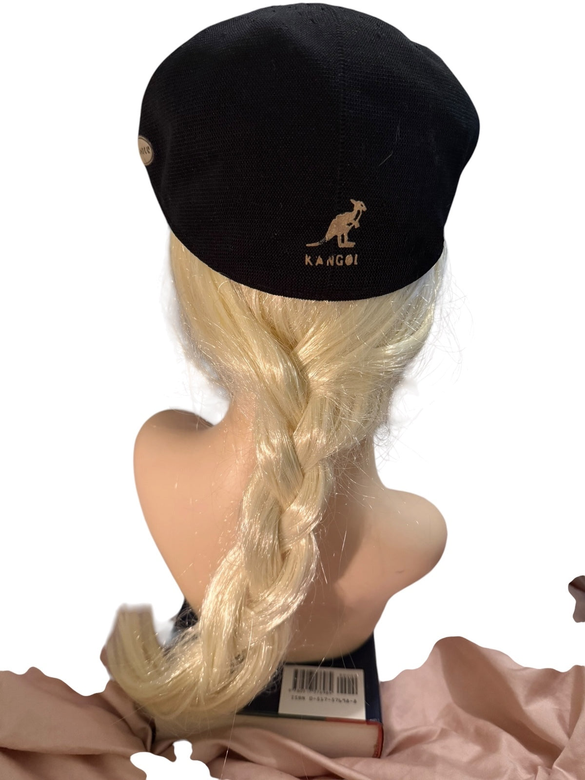 Kangol Black Newsboy Cap Hat